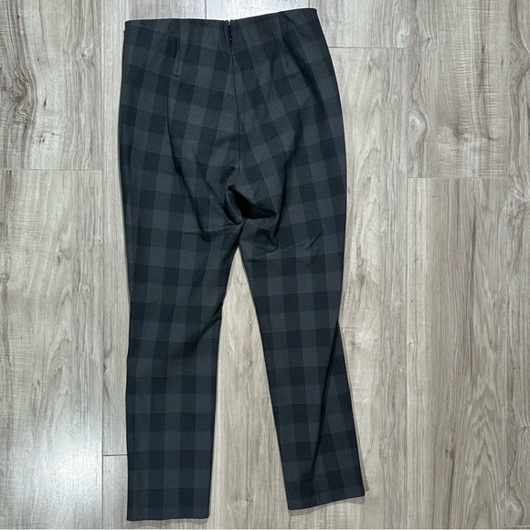 RAG & BONE SIMONE Gray Plaid High Waist Ankle Slim Fit Trouser Pants 10 - Picture 10 of 12